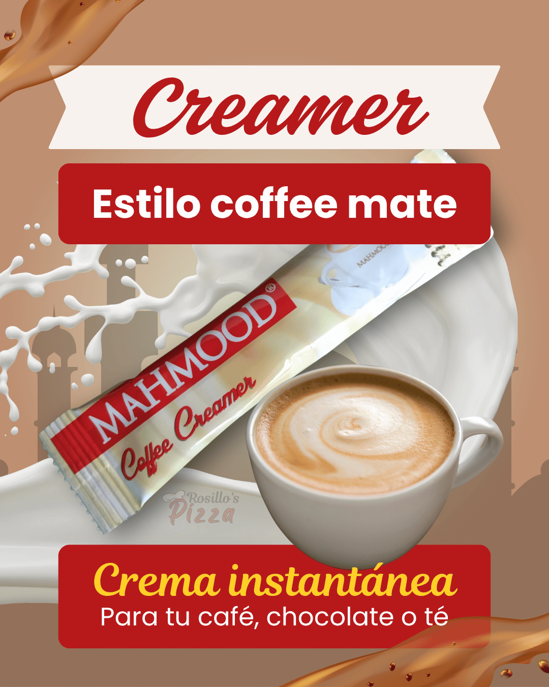 Creamer Mahmood crema leche instantánea