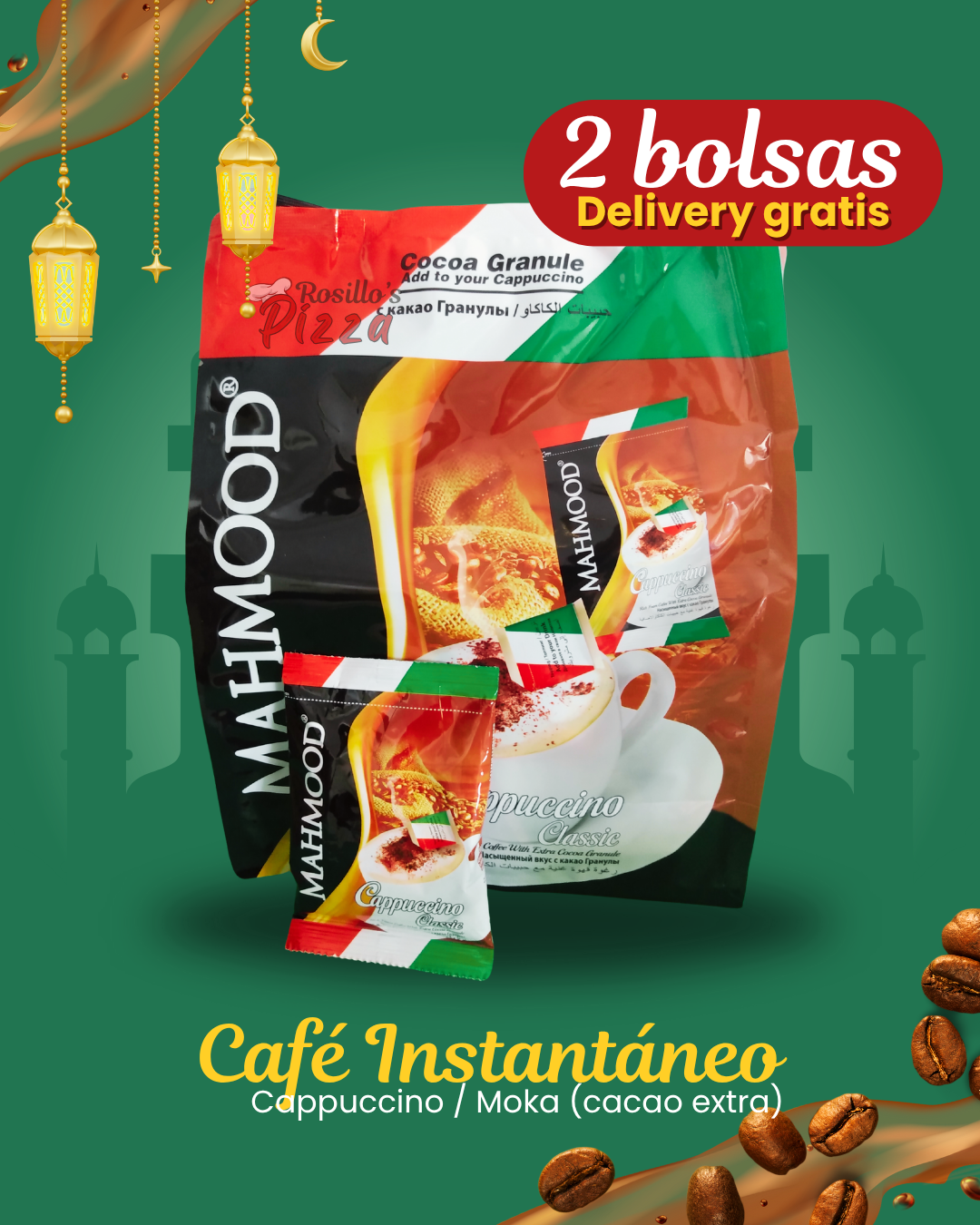 Café capuchino instantáneo mahmood